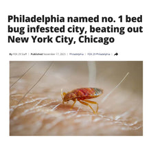 Load image into Gallery viewer, Philadelphia Is #1 Bed Bug Capital of the World Longsleeve

